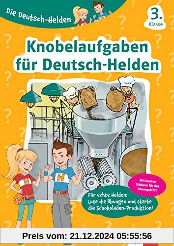 Klett Die Deutsch-Helden Knobelaufgaben für Deutsch-Helden 3. Klasse: Grundschule (mit Stickern)