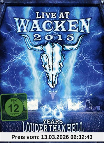 unbekannt Live At Wacken 2015 - 26 Years Louder Than Hell [2DVD+2CD]