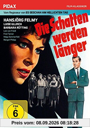 Die Schatten werden länger / Packender Film mit Hansjörg Felmy (Pidax Film-Klassiker)