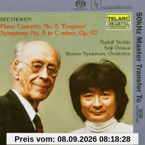 Beethoven: Klavierkonzert Nr. 5 - Emperor/Sinfonie Nr. 5 [SACD]