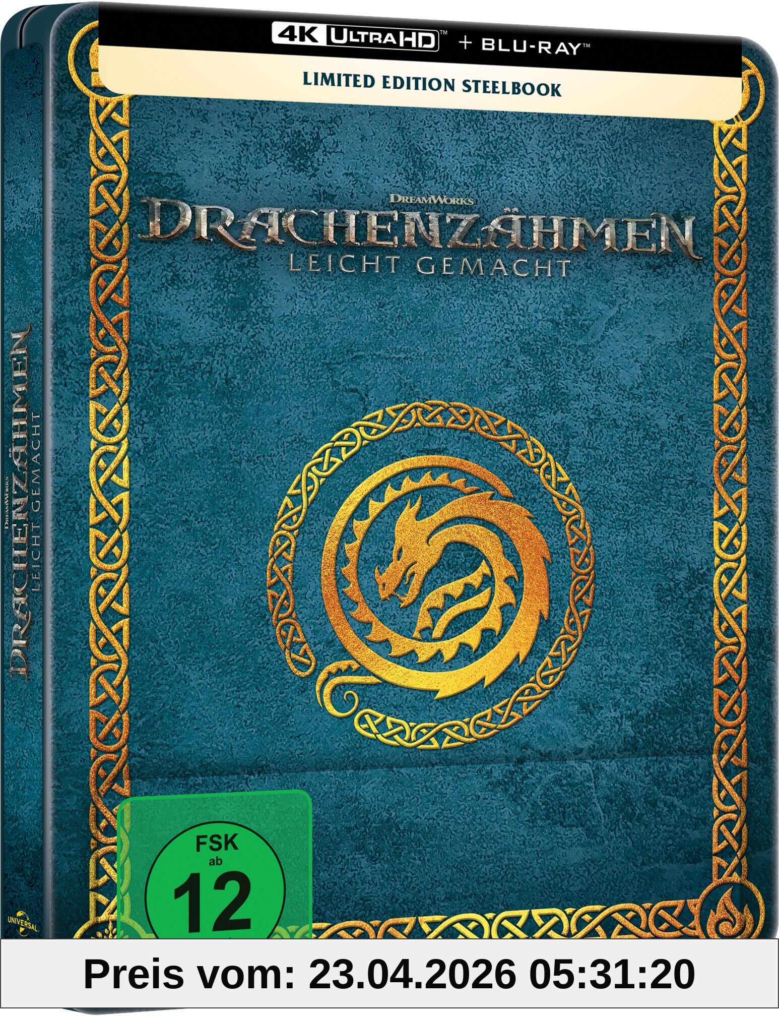 Drachenzähmen leicht gemacht - Limited Steelbook (4K UHD + Blu-ray)