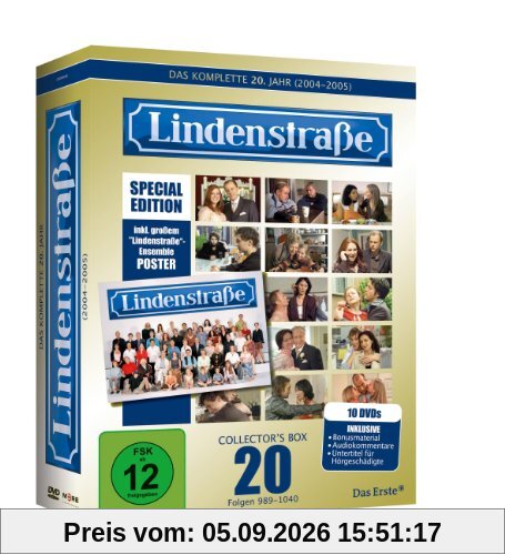 Lindenstraße - Collector's Box 20 (Limited Edition im exklusiven Gold-Schuber inkl. Audiokommentare + Poster ) [Special Edition] [10 DVDs]
