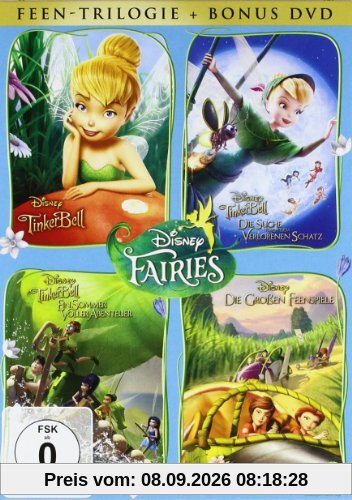 TinkerBell - Feen-Trilogie (inkl. Die Großen Feen-Spiele) [4 DVDs]