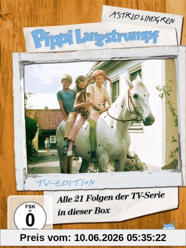 Astrid Lindgren: Pippi Langstrumpf - Alle 21 Folgen der TV-Serie in dieser Box (TV-Edition [5 DVDs]