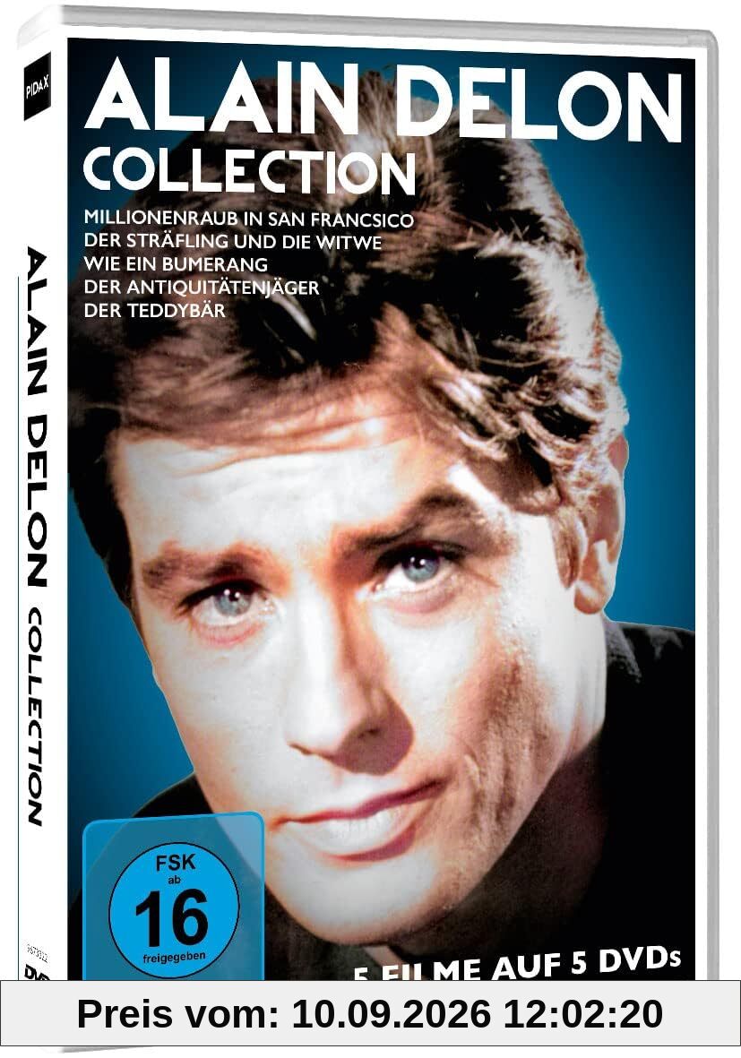 Alain Delon - Collection / fünf meisterhaft inszenierte Filme mit dem französischen Star (Pidax Film-Klassiker) [5 DVDs]