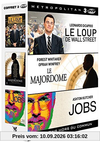 3 destins hors du commun : Le Majordome + Le Loup de Wall Street + Jobs