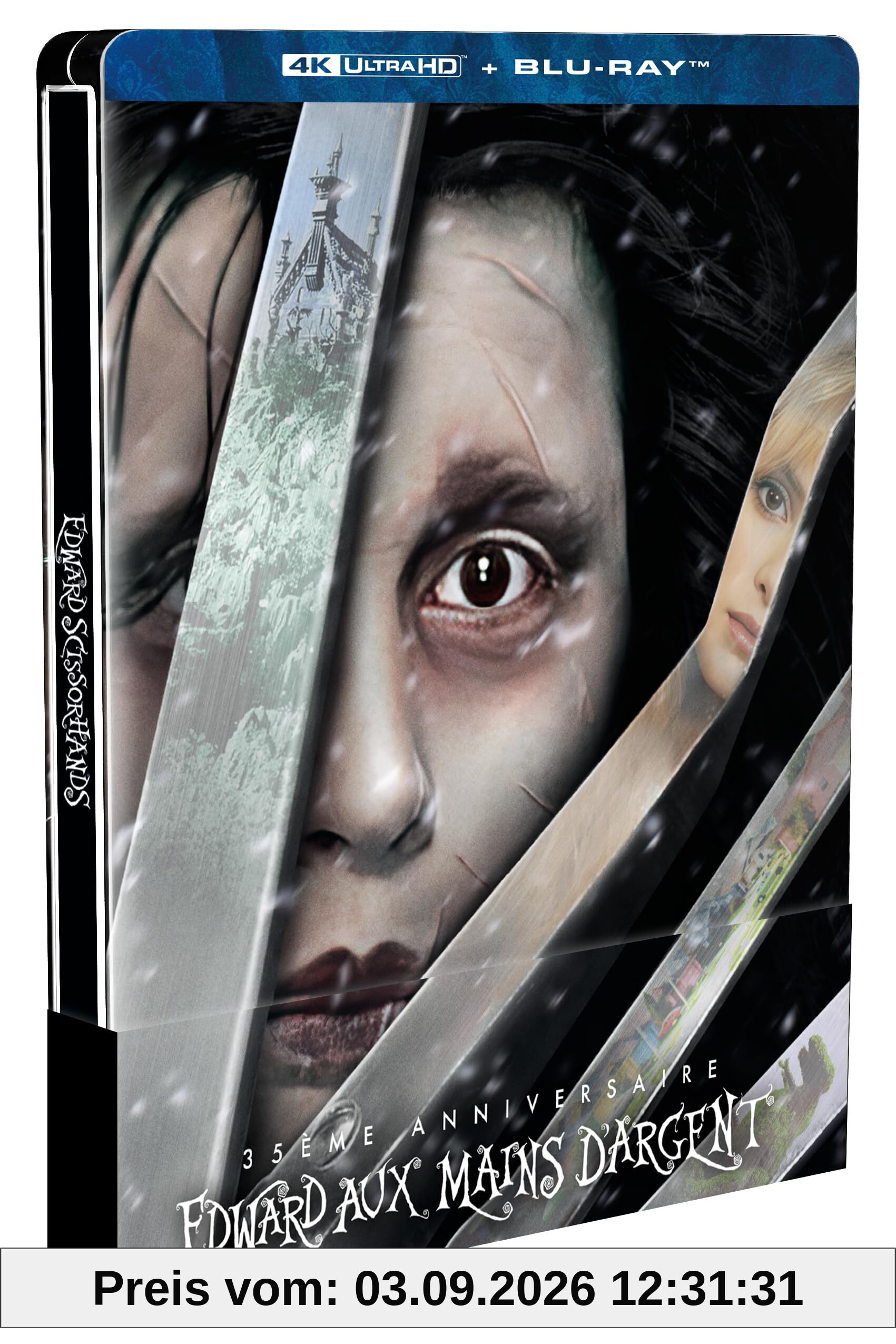 Edward aux Mains d'argent [4K Ultra HD + Blu-Ray-Boîtier SteelBook limité]