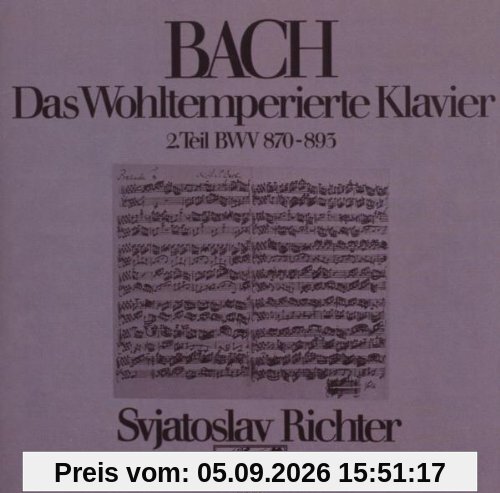 Das Wohltemperierte Klavier Vol.2