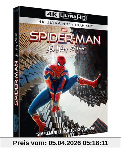 Spider-man : no way home 4k ultra hd [Blu-ray] [FR Import]