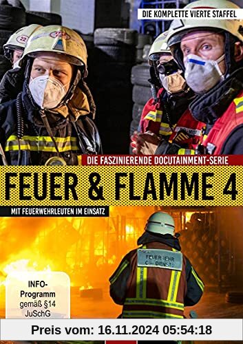 Feuer & Flamme: Mit Feuerwehrmännern im Einsatz - Die komplette vierte Staffel [2 DVDs]