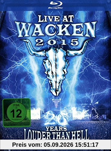 Live at Wacken 2015 - 26 Years louder than Hell [2Blu-ray+2CD]