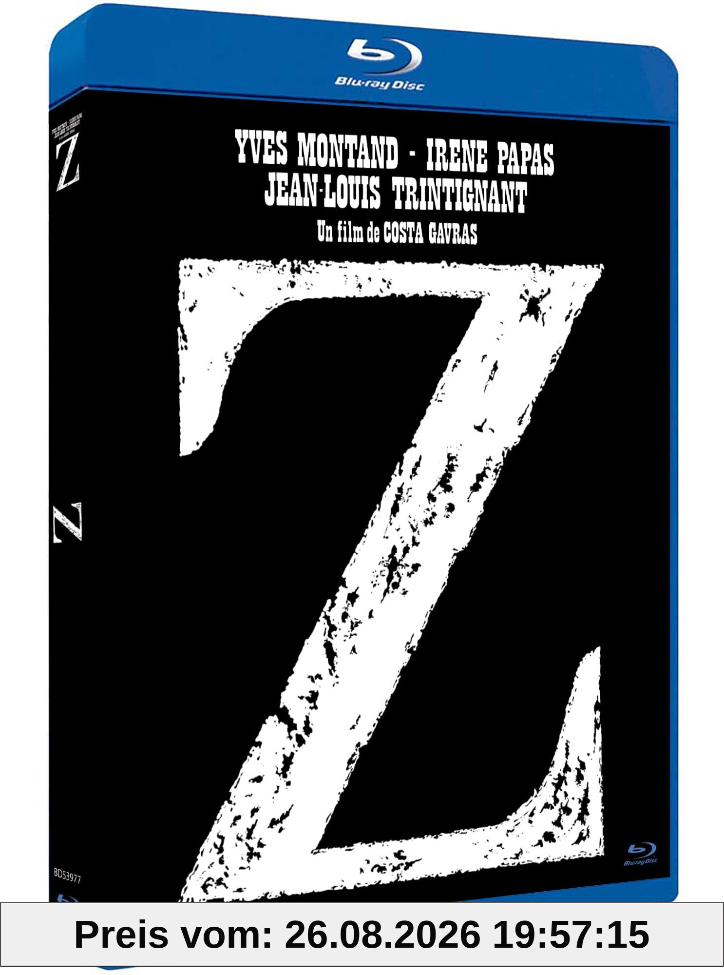 Z (1969) ( Z ou l'anatomie d'un assassinat politique ) (Blu-Ray)
