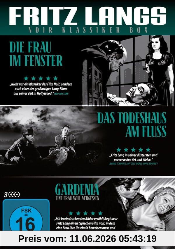 Fritz Langs Noir Klassiker Box [3 DVDs]