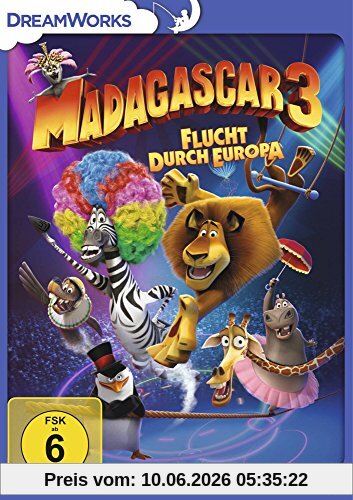 Madagascar 3: Flucht durch Europa