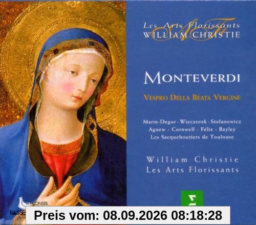 Monteverdi - Vespro della Beata Vergine / Marin-Degor · Wieczorek · Stefanowicz · Agnew · Cornwell · Félix · Bayley · Les Arts Florissants · Christie