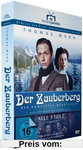 Thomas Mann: Der Zauberberg - Der komplette 3-Teiler (Langfassung) (Fernsehjuwelen) [4 DVDs]