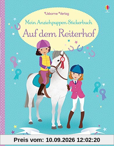 Mein Anziehpuppen-Stickerbuch: Auf dem Reiterhof