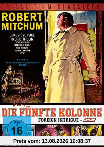 Die fünfte Kolonne (Foreign Intrigue) - Kultfilm mit Hollywood-Legende Robert Mitchum (Pidax Film-Klassiker)
