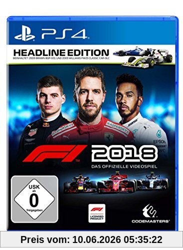 F1 2018 Headline Edition [Playstation 4]
