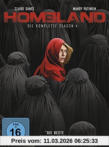 Claire Danes Homeland - Die Komplette Season 4 [4 DVDs]