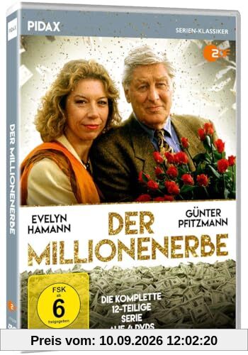 Der Millionenerbe / Die komplette 12-teilige Serie mit Günter Pfitzmann und Evelyn Hamann (Pidax Serien-Klassiker) [4 DVDs]
