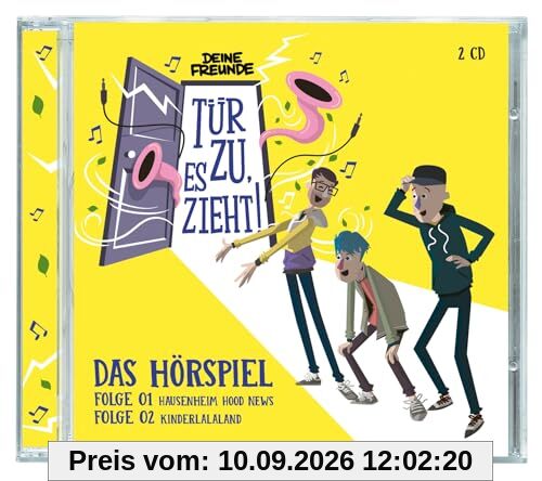 Tür zu, es zieht! - Folge 01: Hausenheim Hood News + 02: Kinderlalaland (Hörspiel)