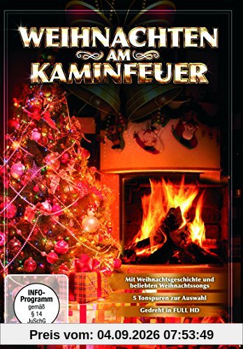 Weihnachten am Kaminfeuer