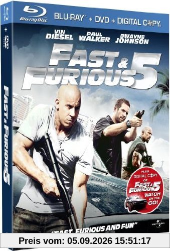 Fast and furious 5 [Blu-ray] [FR Import]