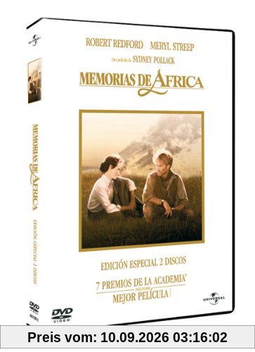Memorias De África (2 Dvds) (Edición Especial) [DVD] (2005) Meryl Streep; Rob