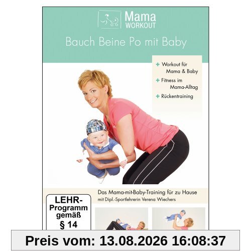 MamaWorkout - Bauch Beine Po mit Baby (mit Tipps u. Übungen für den Rücken // von der Dt. Hebammenzeitschrift empfohlen!)