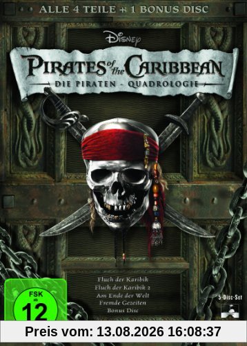 Pirates of the Caribbean - Die Piraten-Quadrologie [5 DVDs]