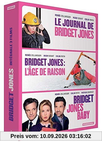 Coffret bridget jones 1 à 3 : le journal de bridget jones ; l'âge de raison ; bridget jones baby [FR Import]