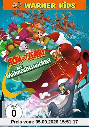 Tom & Jerry als Weihnachtswichtel