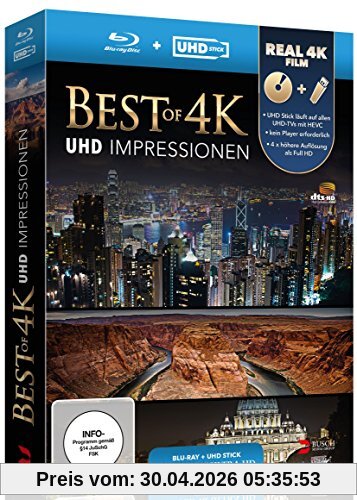 BEST OF 4K - UHD Impressionen (UHD STICK und Blu-ray in REAL 4K) [Blu-ray] [Limited Edition]