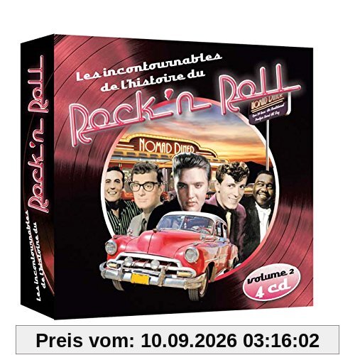 Les Incontournables de l'histoire du Rock'n Roll Coffret Vol.2 4CD