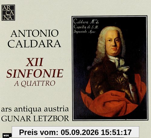 Antonio Caldara: 12 Sinfonie a Quattro