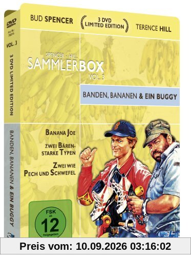 Bud Spencer & Terence Hill Sammlerbox Vol. 3: Banden, Bananen und ein Buggy (3 DVDs) [Limited Edition]