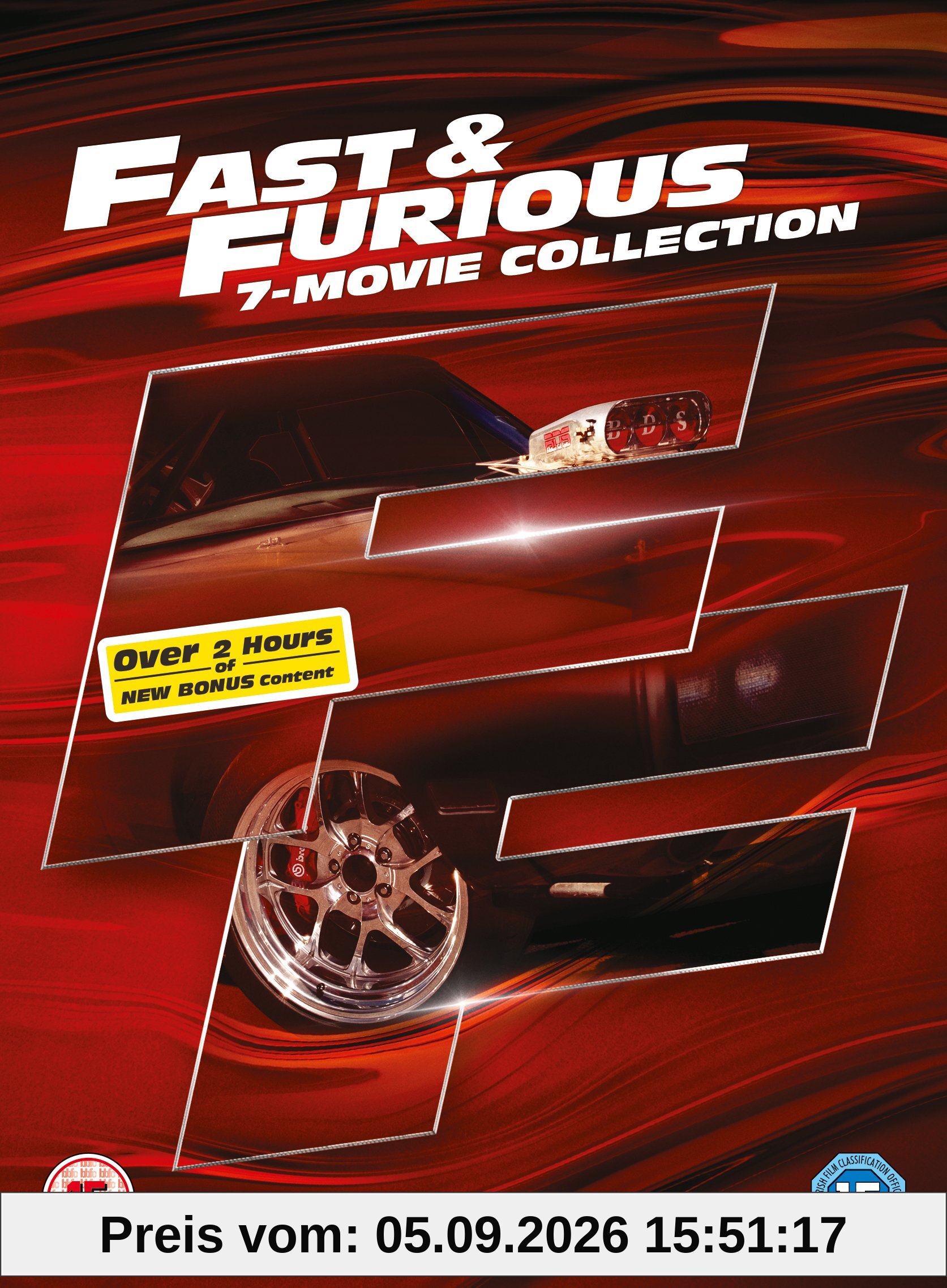 Fast & Furious 1-7 + Bonus Disc (DVD) [2017]