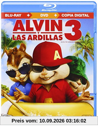 Alvin Y Las Ardillas 3 (Bd+Dvd+Copia Dig) (Blu-Ray) (Import) (Keine Deutsche Sprache) (2012) Dibujos