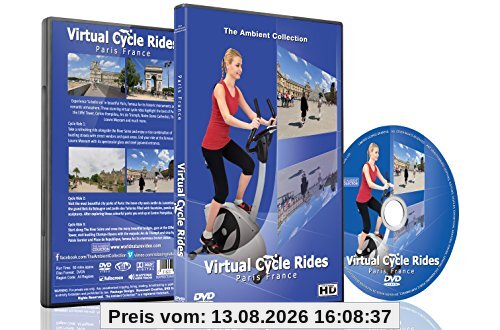Virtuelle Fahrradstrecken – Paris, Frankreich – Für Indoor Radfahren, Laufband und Laufworkouts