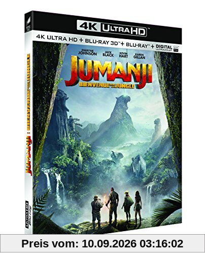Jumanji 2 : bienvenue dans la jungle 4k ultra hd [Blu-ray] [FR Import]