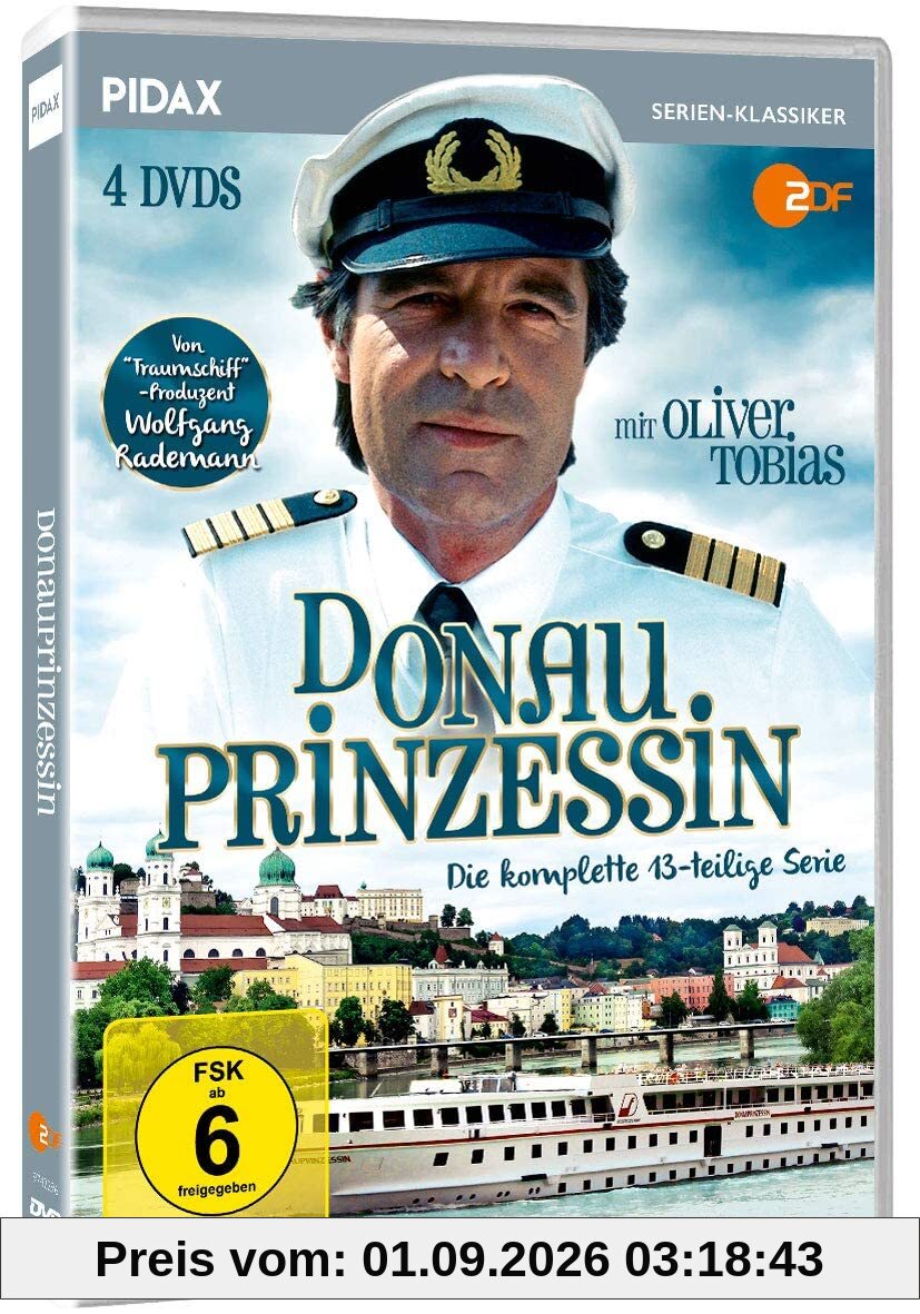 Donauprinzessin / Die komplette 13-teilige Urlaubsserie von Wolfgang Rademann (Pidax Serien-Klassiker) [Collector's Edition] [4 DVDs]