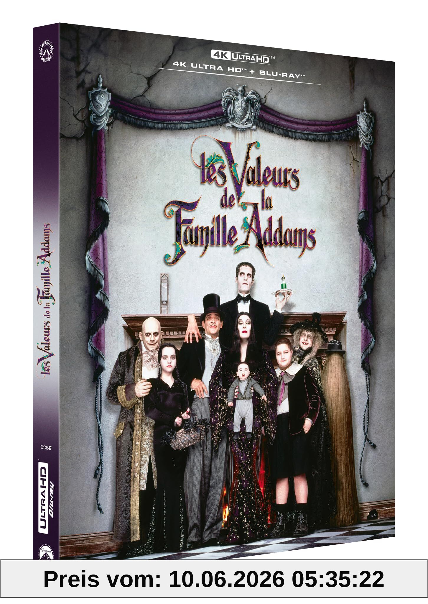 Les valeurs de la famille addams 4k ultra hd [Blu-ray] [FR Import]