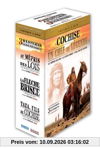 Coffret cochise : la fleche brisee ; au mepris des lois ; taza, fils de cochise [FR IMPORT]