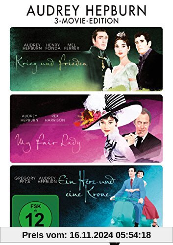 Audrey Hepburn DVD Edition (3 DVDs) * My Fair Lady / Krieg und Frieden / Ein Herz und eine Krone