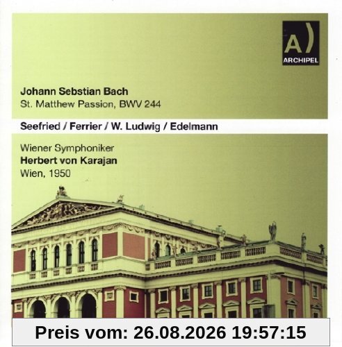Matthäus Passion Bw 244: Seefried-Ferrie