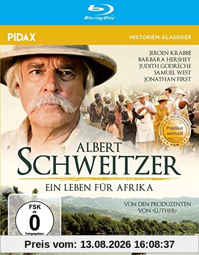 Albert Schweitzer - Ein Leben für Afrika / Bewegende Filmbiografie über das Leben des berühmten Arztes, ausgezeichnet mit dem PRÄDIKAT WERTVOLL (Pidax Historien-Klassiker)