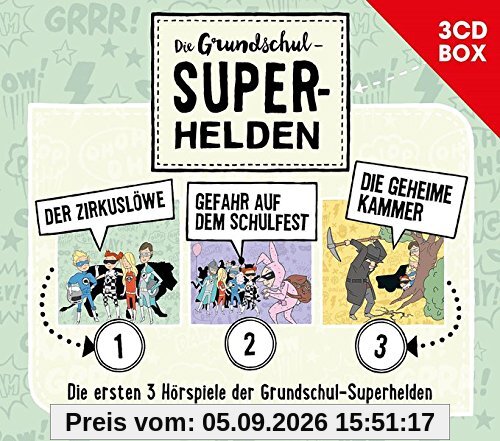 Die Grundschul-Superhelden 3CD-Box (Folge 1-3)