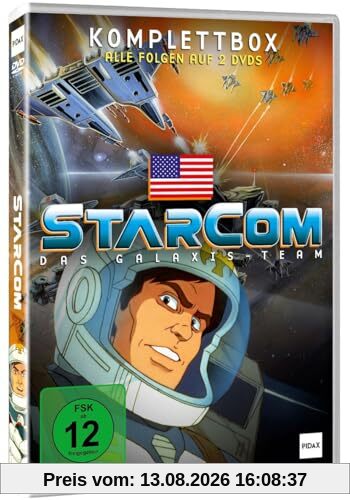 StarCom: Das Galaxis-Team (Starcom: The U.S. Space Force) - Komplettbox mit allen Folgen - Science-Fiction Animations-Serie mit 80er Weltraum Action [2 DVDs]
