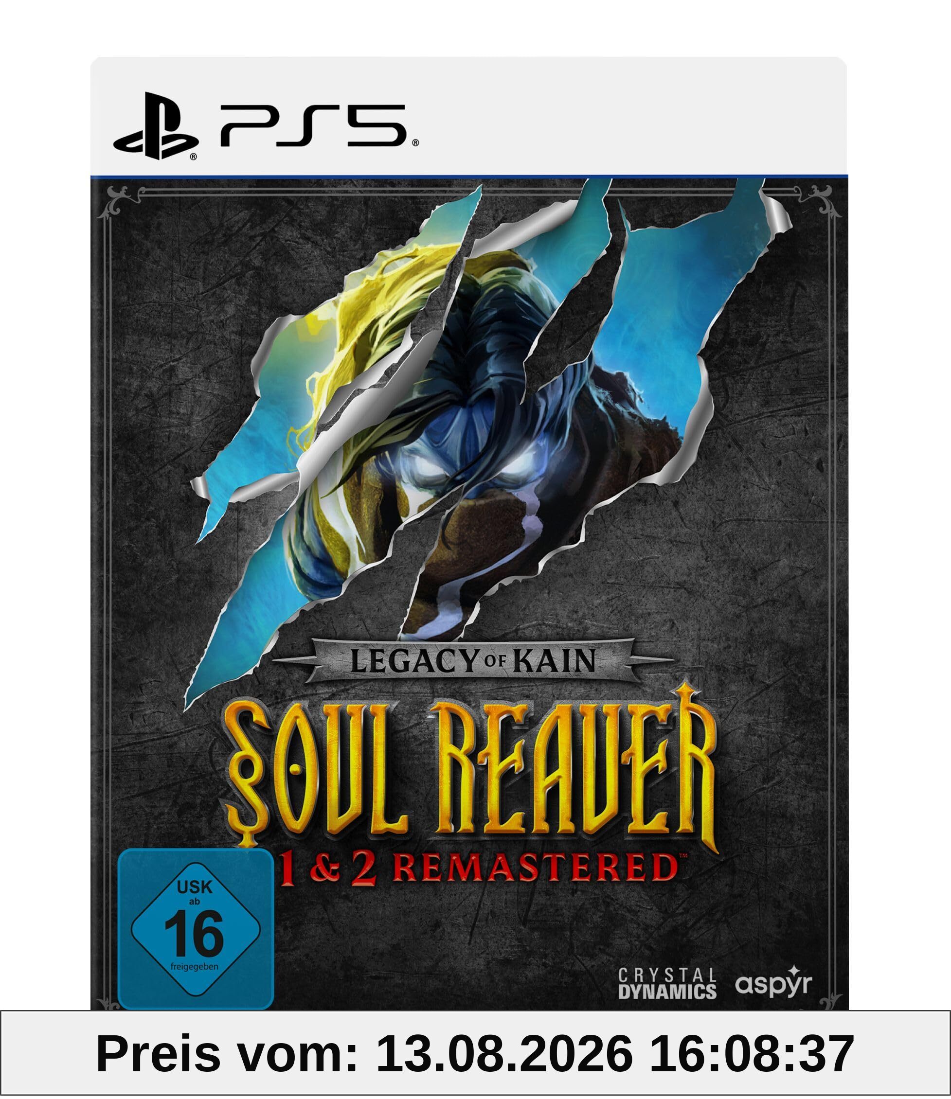Legacy of Kain: Soul Reaver 1 & 2 Remastered Deluxe Edition - PS5